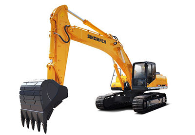 Sinomachは34トンの頑丈なクローラー掘削機バケツ容量1.7m3を評価した
