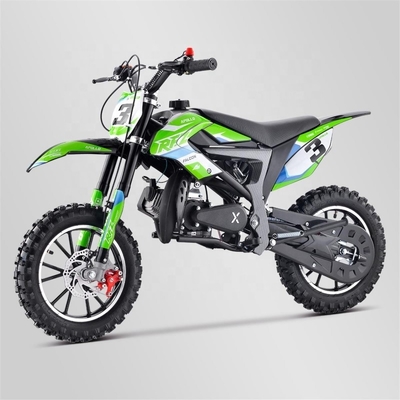 セリウムEPA ECE DB10SAの緑のロード レースのオートバイ50cc 2の打撃