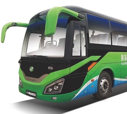 Huanghaiの11m使用された自動車両85km/H純粋な電気バス24-50座席